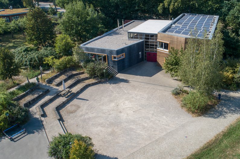 Waldorfschule Kleinmachnow von oben