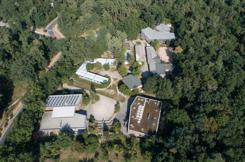 Waldorfschule Kleinmachnow von oben